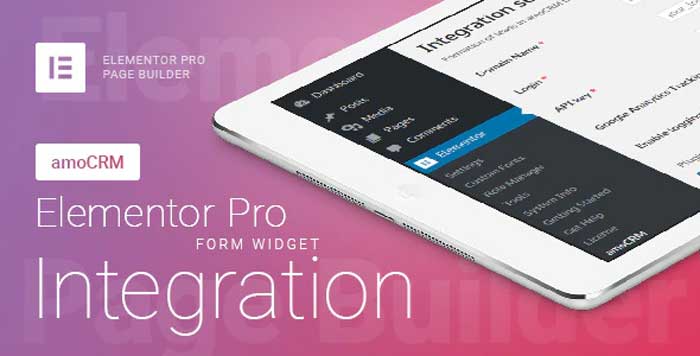  Elementor Pro Form Widget - amoCRM - Integration  free download