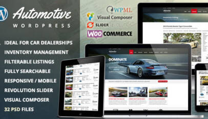 Automotive v12.6 - Car Dealership Business WordPress Theme